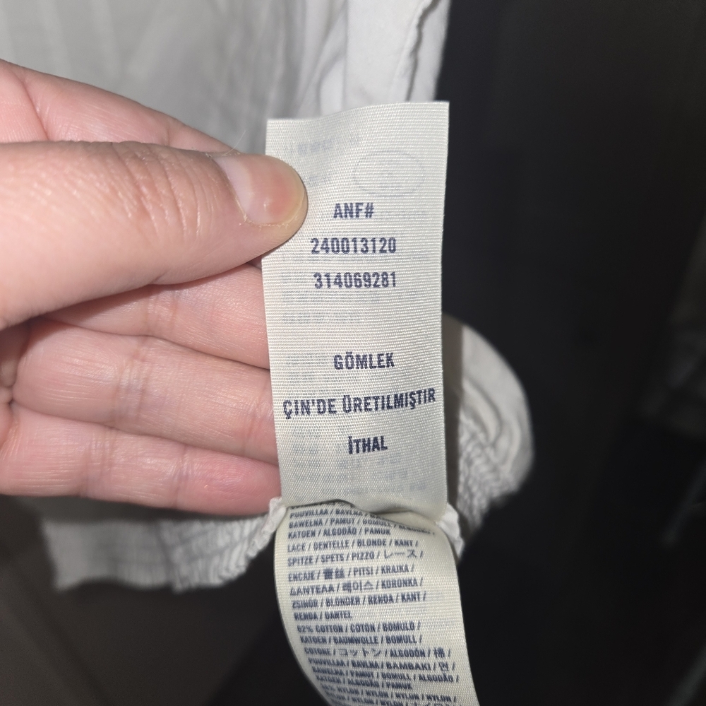 ***Abercrombie Kids White Lace Blouse - Picture 5 of 7